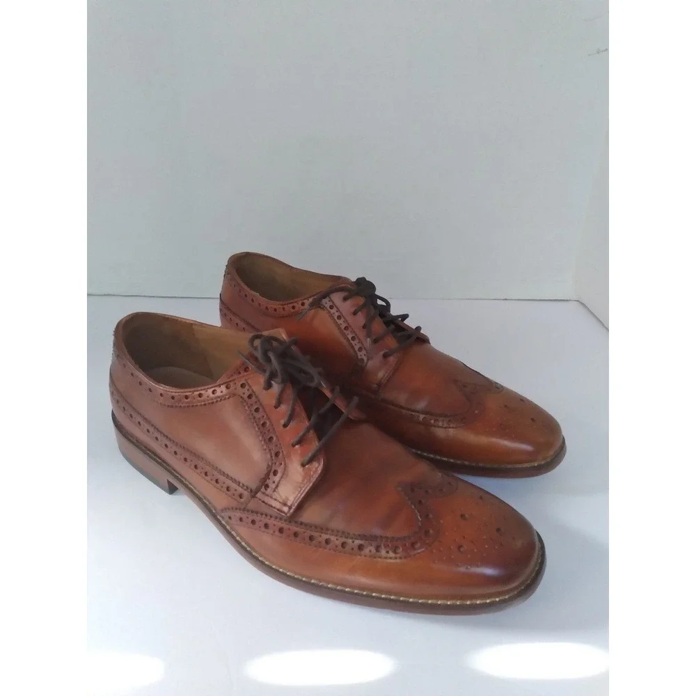Leather Wingtip Brogue Dress‎ Shoes Oxford Business Casual